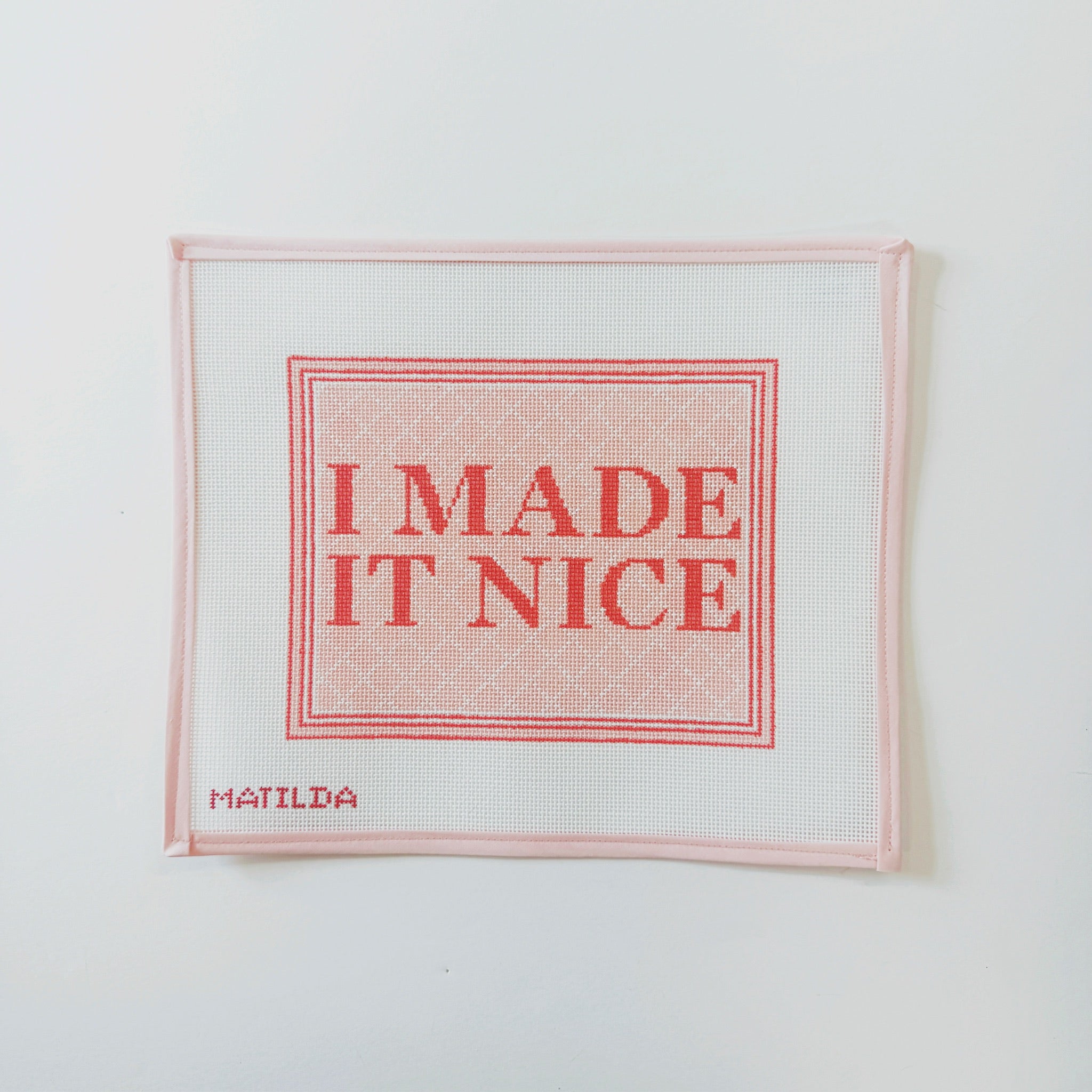 I made it niceOz NeedleCanvasThe Red Thread Atelier