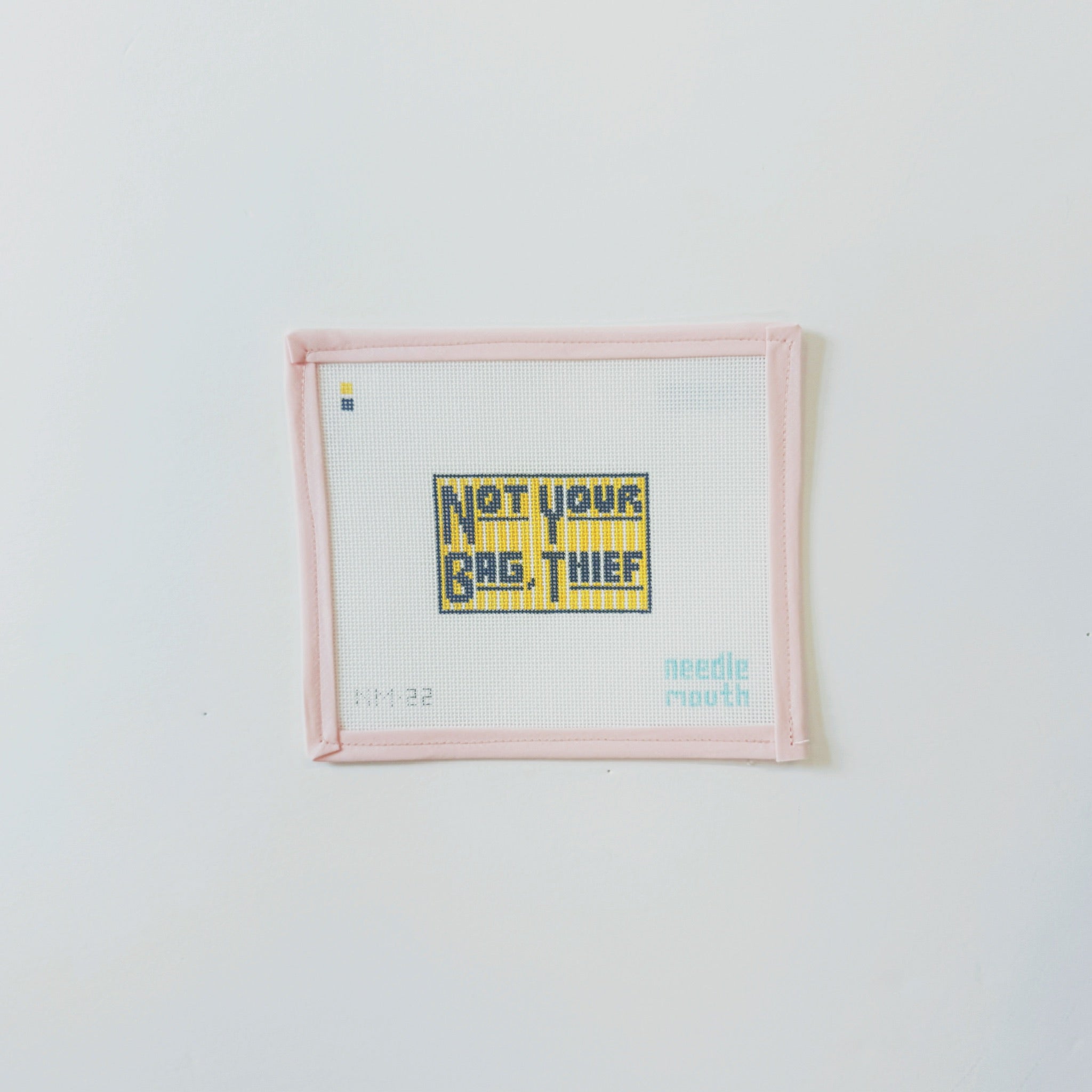 Not your bag thiefNeedle MouthCanvasThe Red Thread Atelier