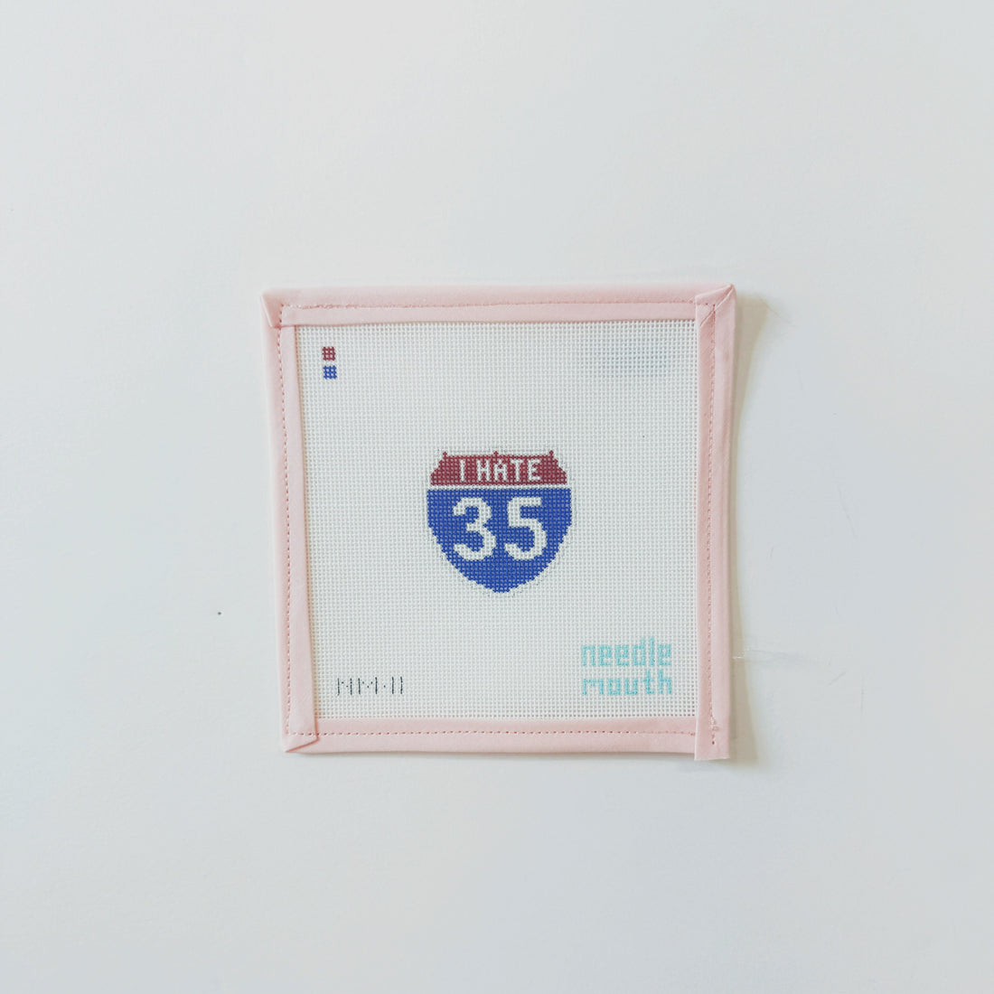 I Hate 35 FobNeedle MouthCanvasThe Red Thread Atelier