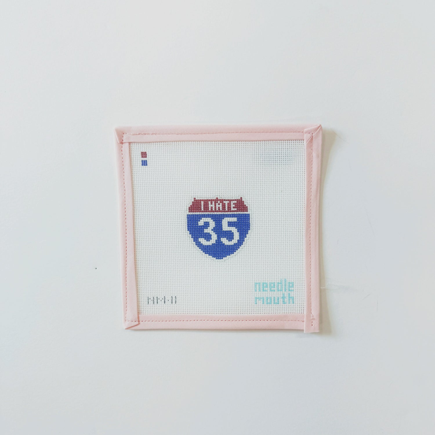 I Hate 35 FobNeedle MouthCanvasThe Red Thread Atelier
