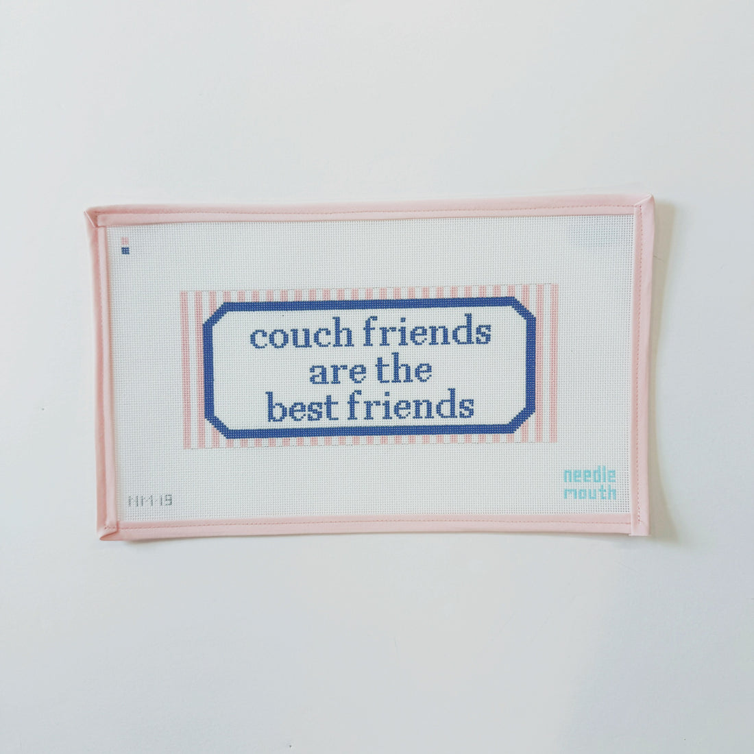 couch friends are the best friendsNeedle MouthCanvasThe Red Thread Atelier