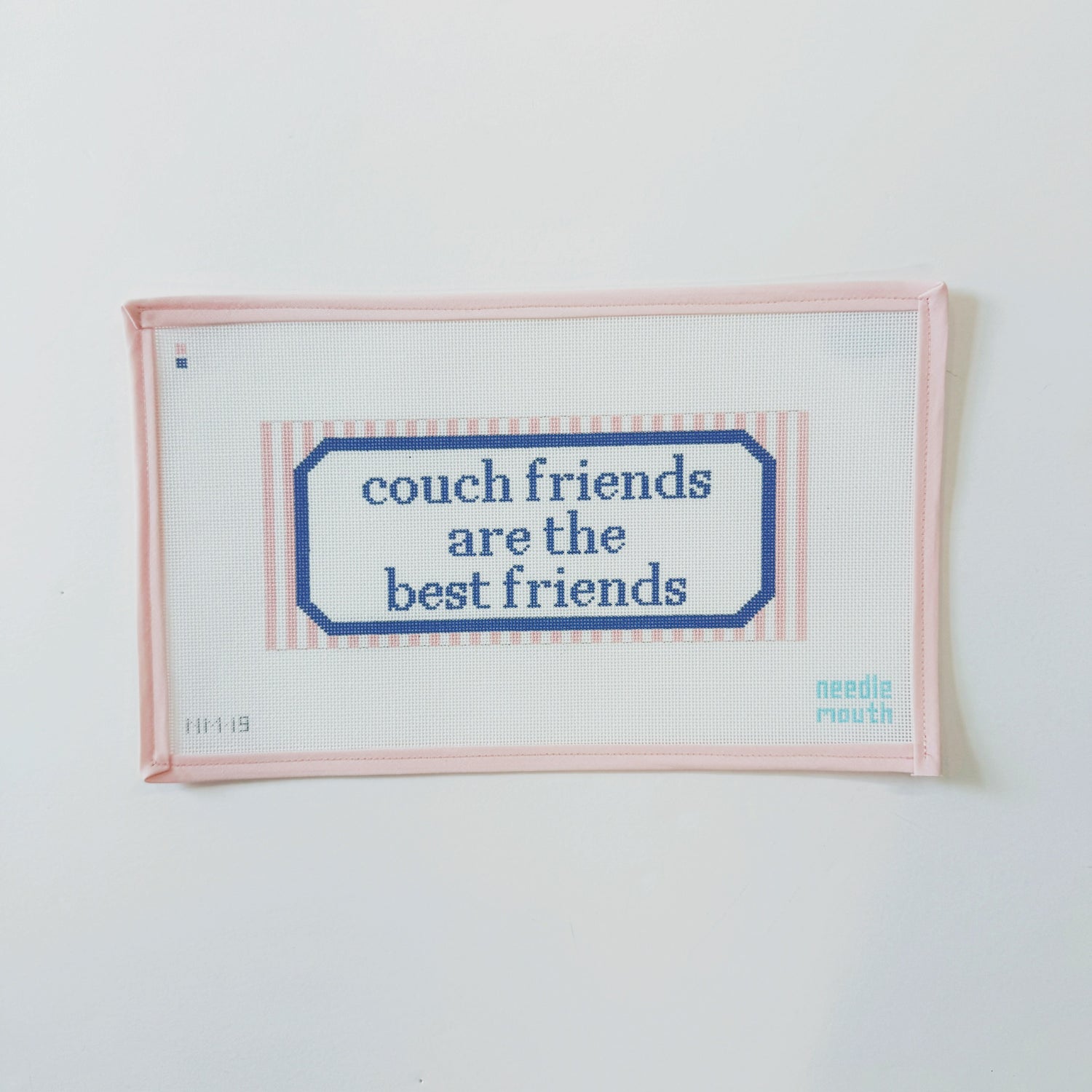 couch friends are the best friendsNeedle MouthCanvasThe Red Thread Atelier