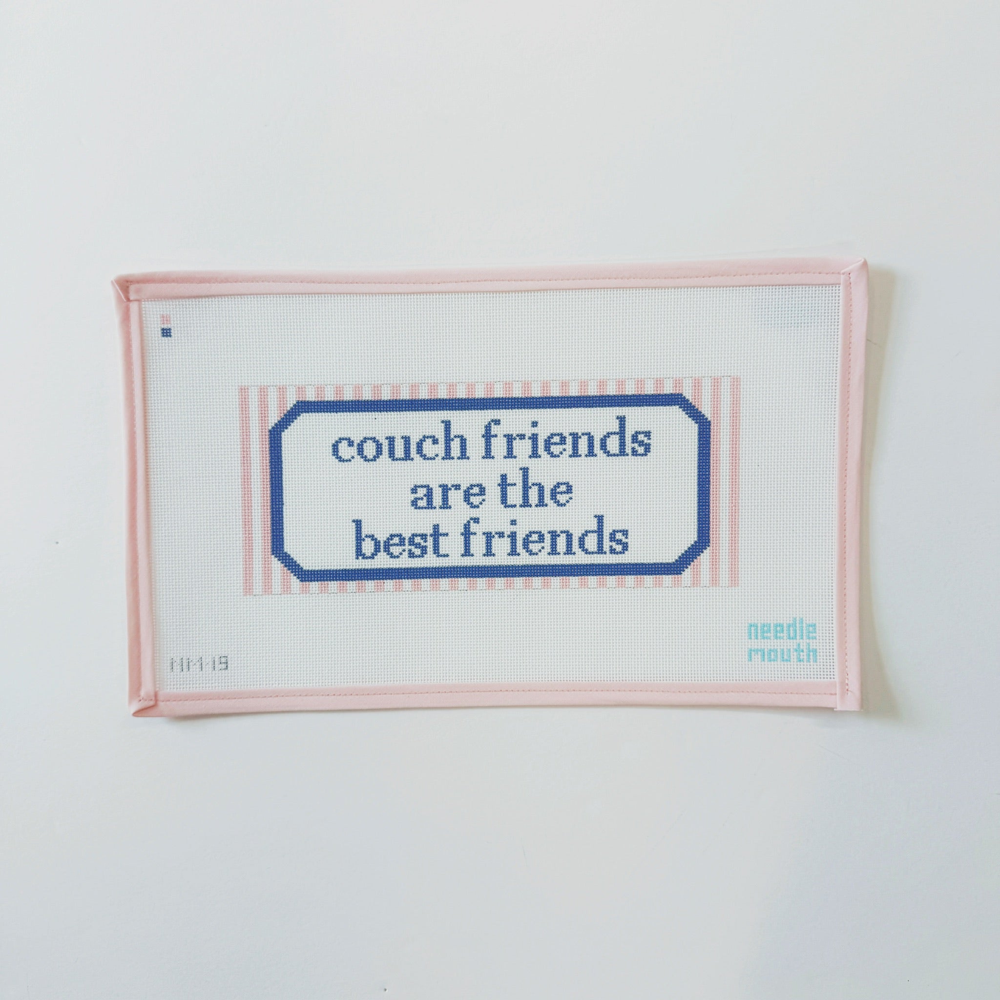 couch friends are the best friendsNeedle MouthCanvasThe Red Thread Atelier
