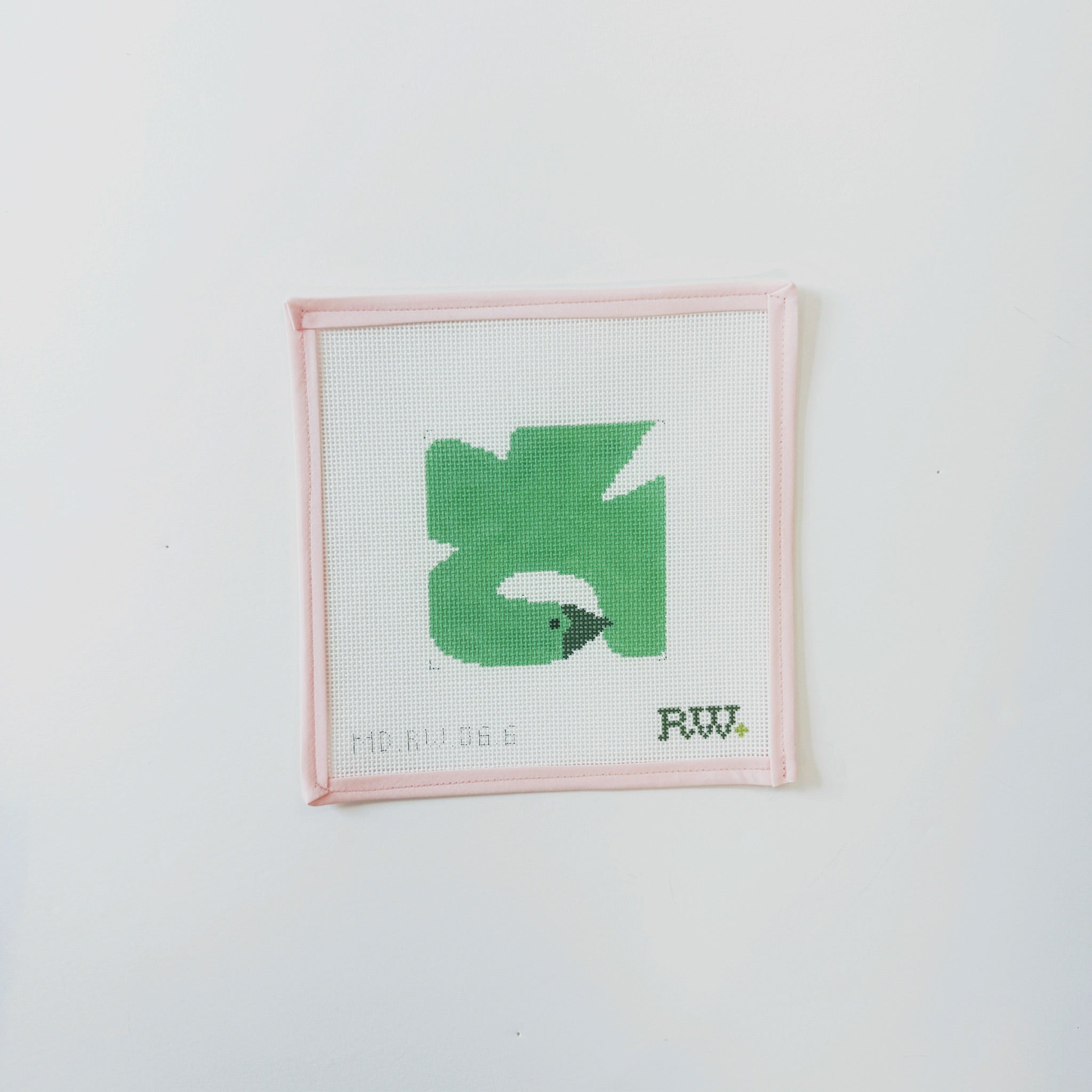 green - Color Block BirdsMopsey DesignsCanvasThe Red Thread Atelier
