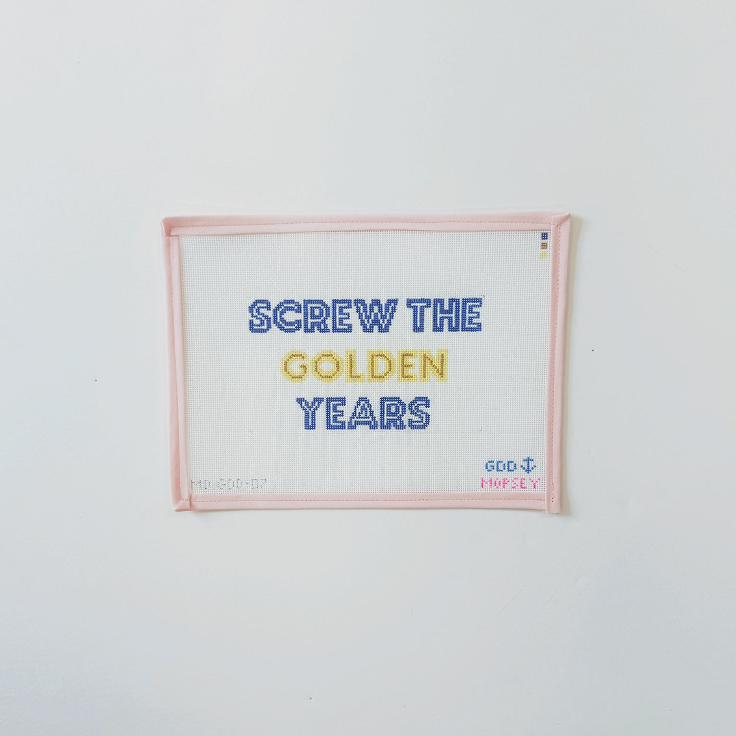 Screw the golden yearsMopsey DesignsCanvasThe Red Thread Atelier