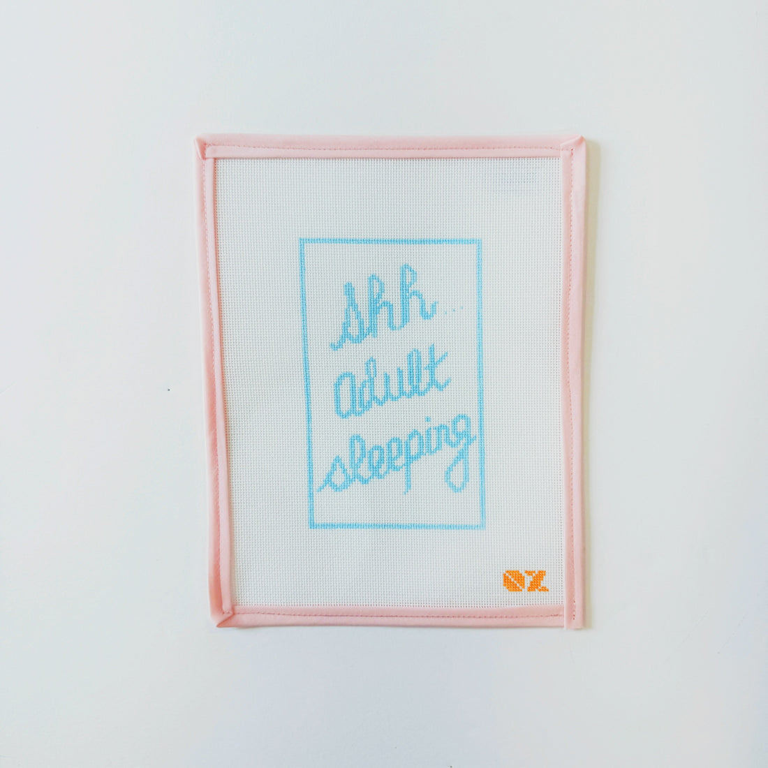 Shh Adult SleepingOz NeedleCanvasThe Red Thread Atelier