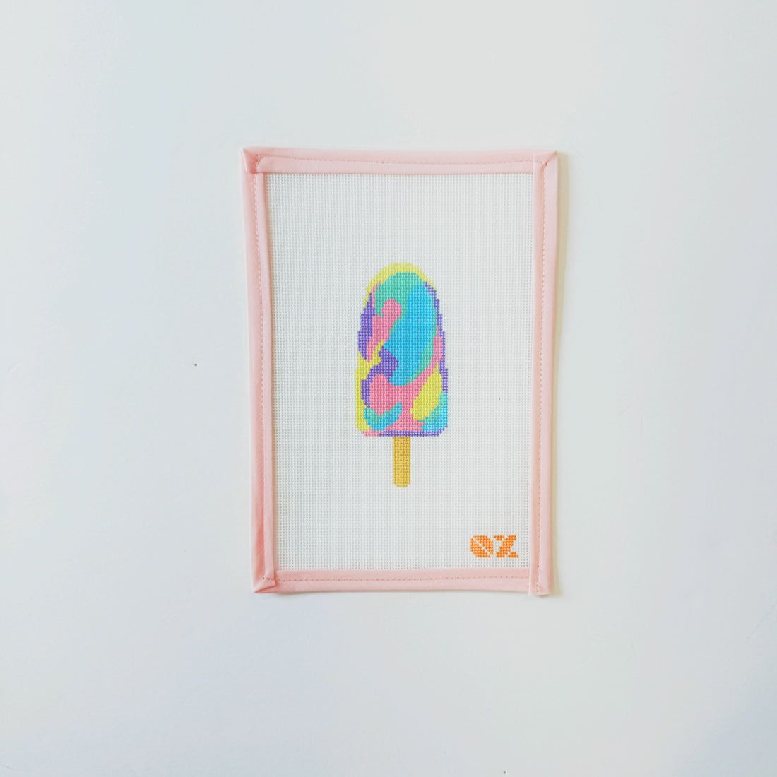 Rainbow paddle PopsicleOz NeedleCanvasThe Red Thread Atelier