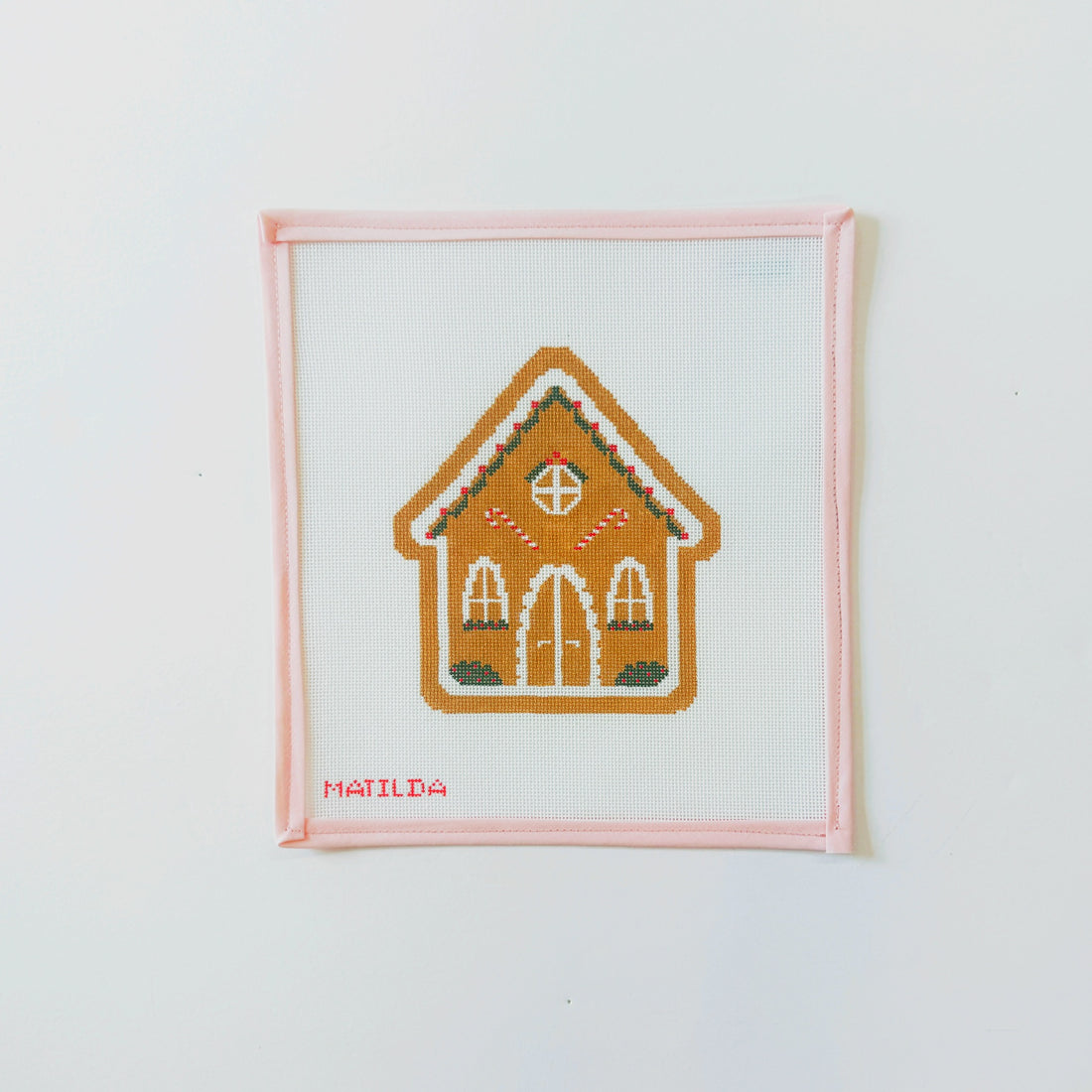 GingerBread HouseOz NeedleCanvasThe Red Thread Atelier
