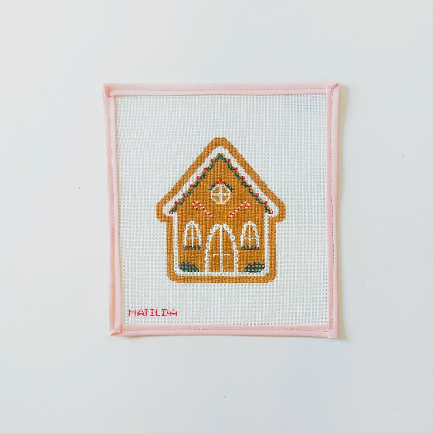 GingerBread HouseOz NeedleCanvasThe Red Thread Atelier