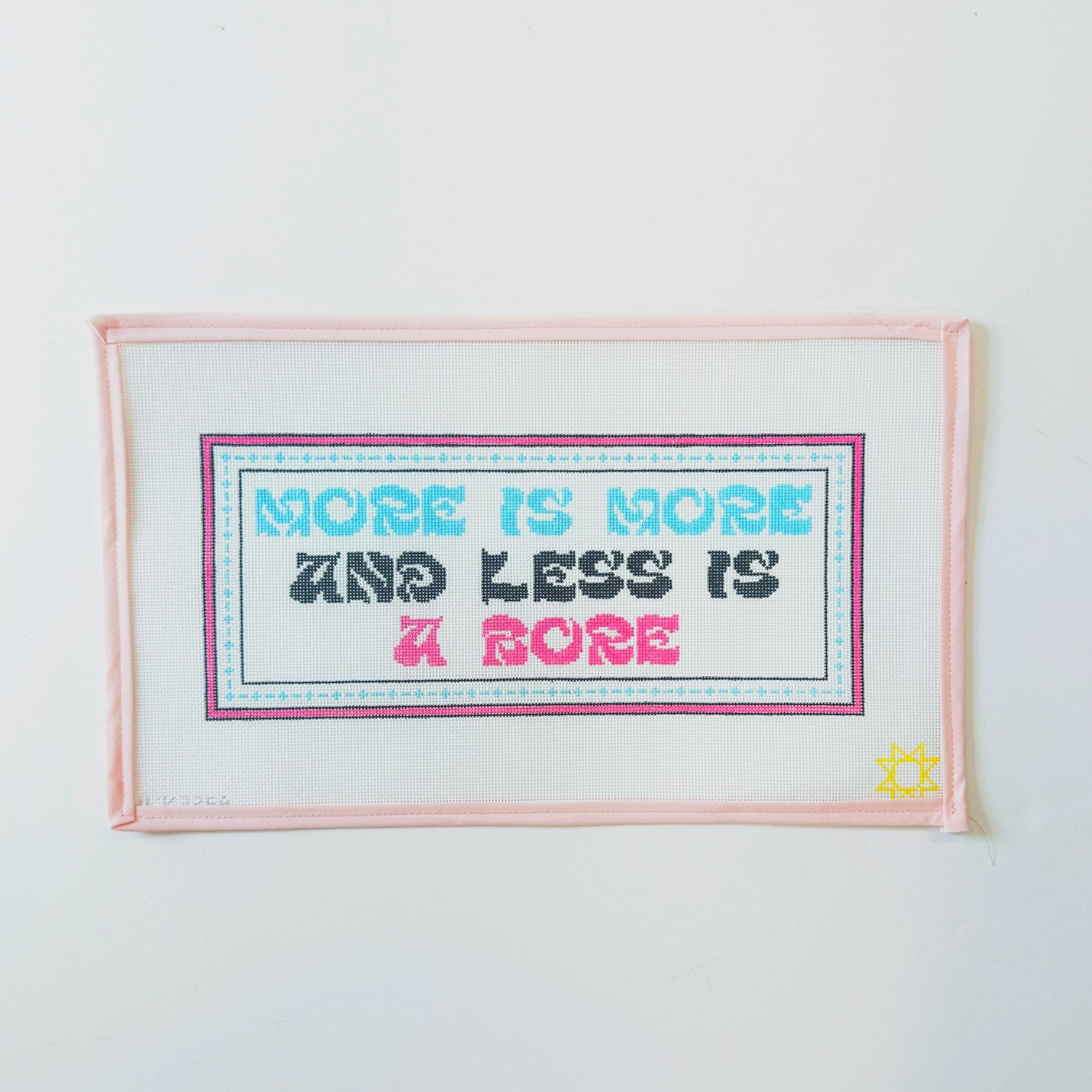 More is MoreAudra NeedlepointCanvasThe Red Thread Atelier