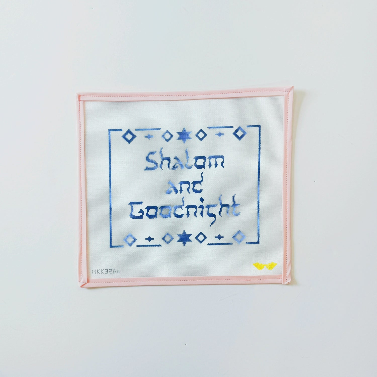 Shalom and GoodnightAudra NeedlepointCanvasThe Red Thread Atelier