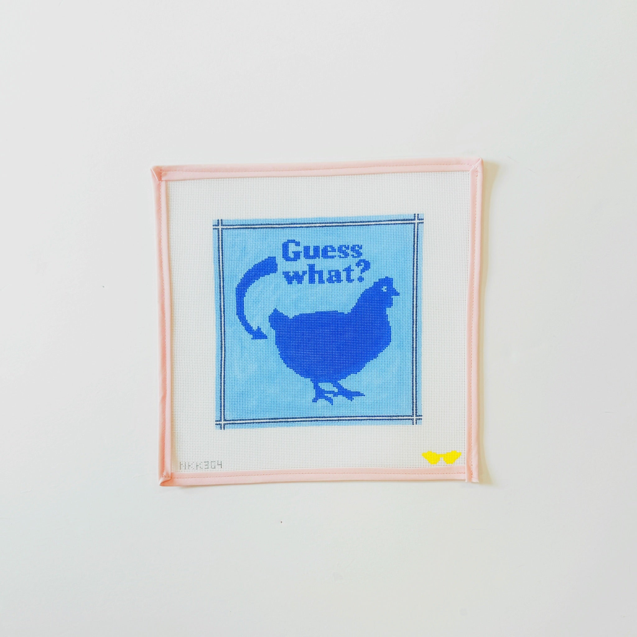 Guess What ChickenAudra NeedlepointCanvasThe Red Thread Atelier