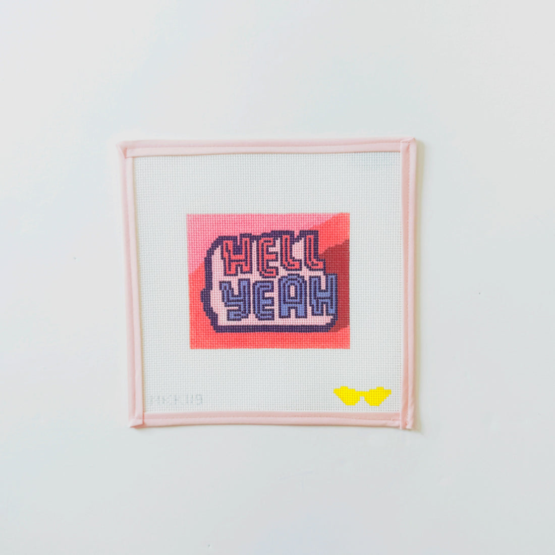 Hell YeahAudra NeedlepointCanvasThe Red Thread Atelier