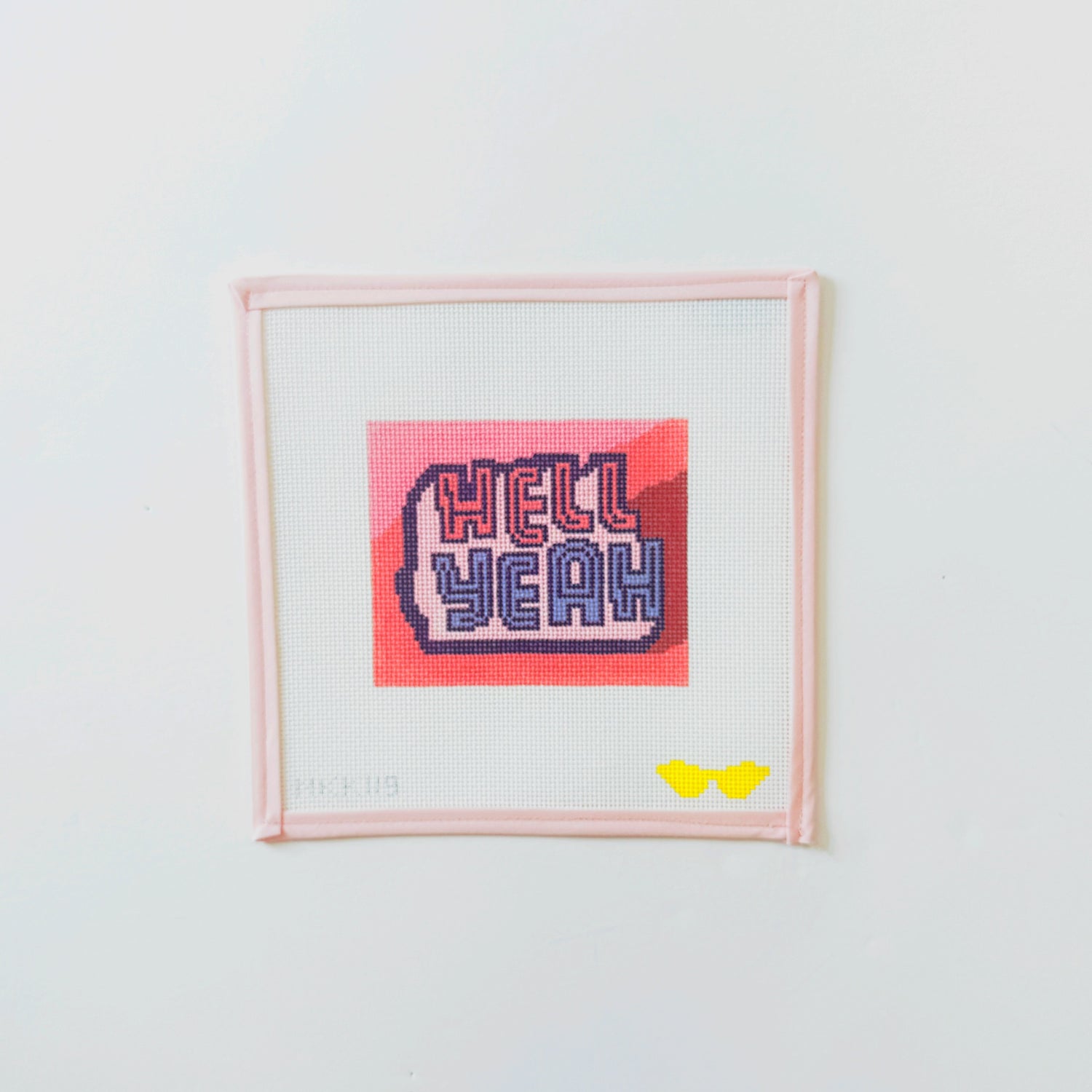 Hell YeahAudra NeedlepointCanvasThe Red Thread Atelier