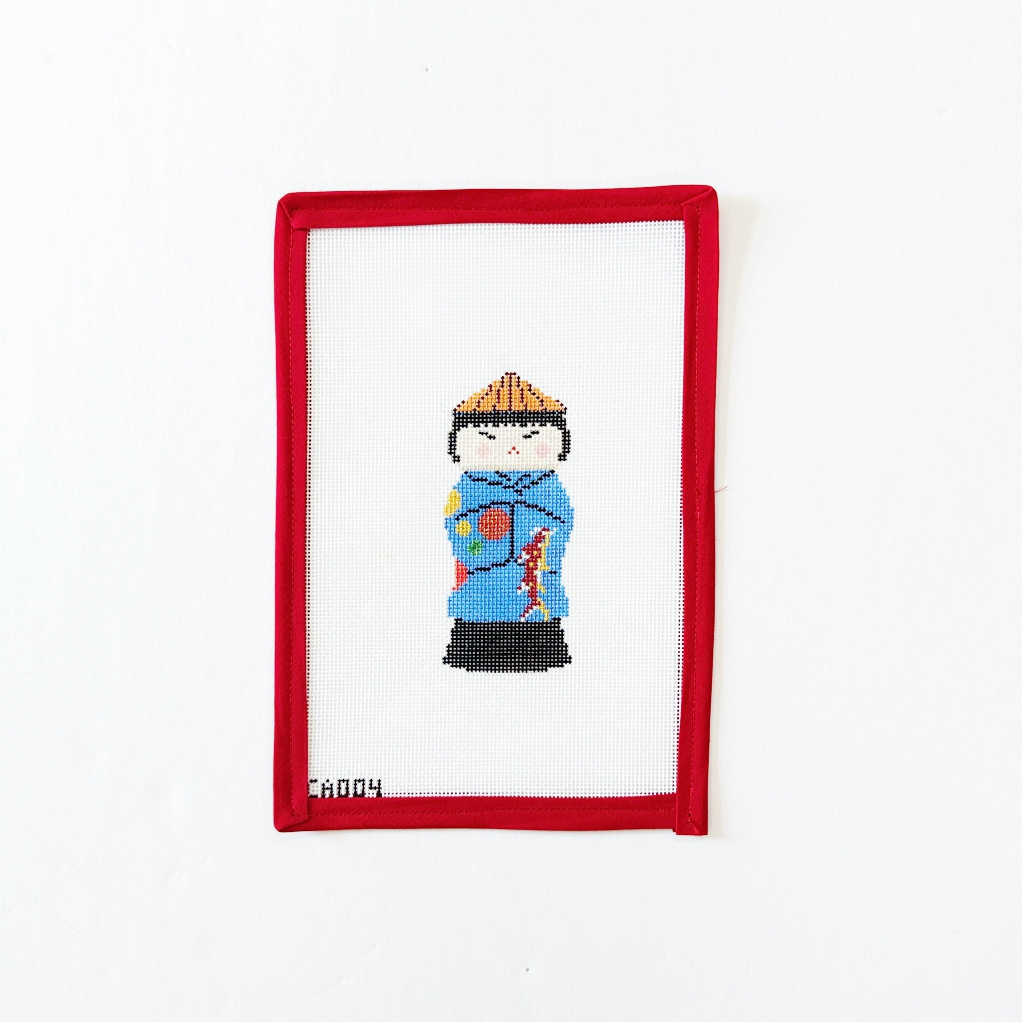 Boy Kokeshi DollPippin StudioCanvasThe Red Thread Atelier