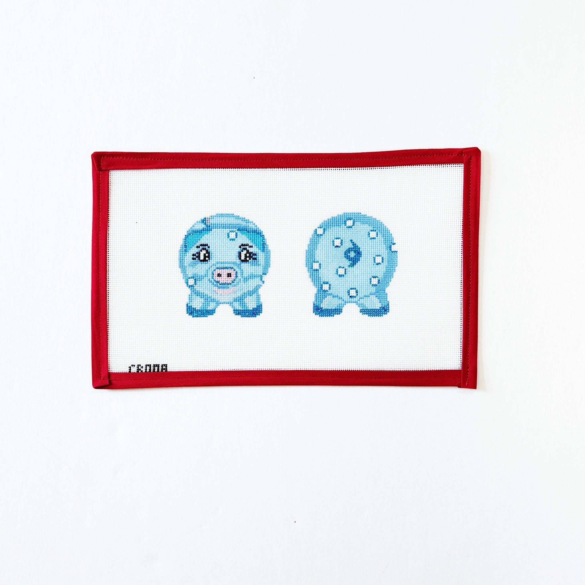 3d blue piggy bankPippin StudioCanvasThe Red Thread Atelier