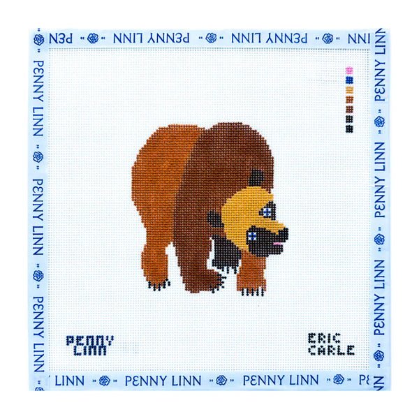 Brown BearPenny Linn DesignsCanvasThe Red Thread Atelier