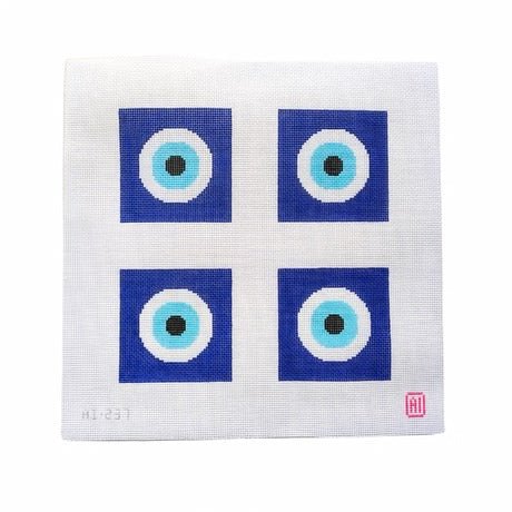 Evil Eye Coaster SetAllison IvyCanvasThe Red Thread Atelier