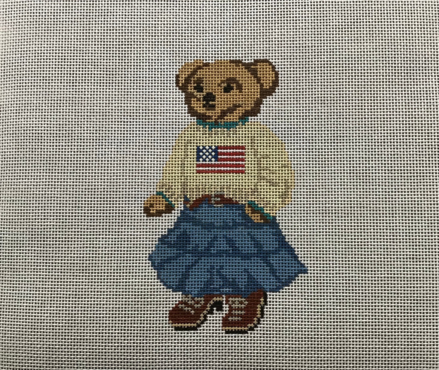 Girl Flag Bear