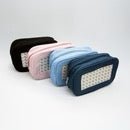 Self Finishing Needlepoint Cosmetic BagsPlanet Earth FiberAccessoryThe Red Thread Atelier