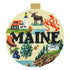 Travel Round Maine needlepoint canvas by Bradley Needlepoint
