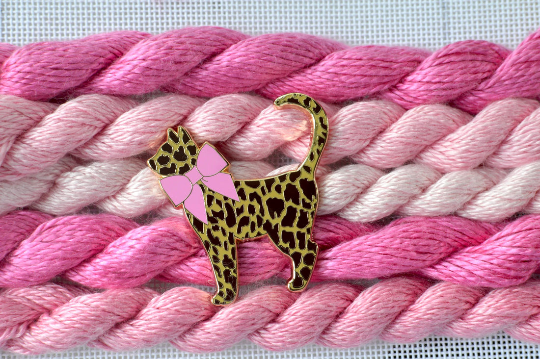 Leopard Kitty Needleminder