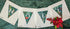 LL-BUN-1226b Botanical NOEL Garland green - 4 individual canvasesLaura Love DesignsCanvasThe Red Thread Atelier