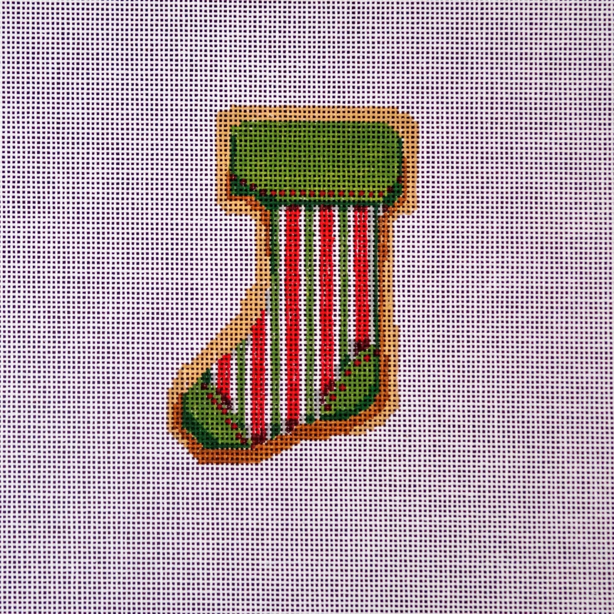 LL-C-04 Stocking CookieLaura Love DesignsCanvasThe Red Thread Atelier