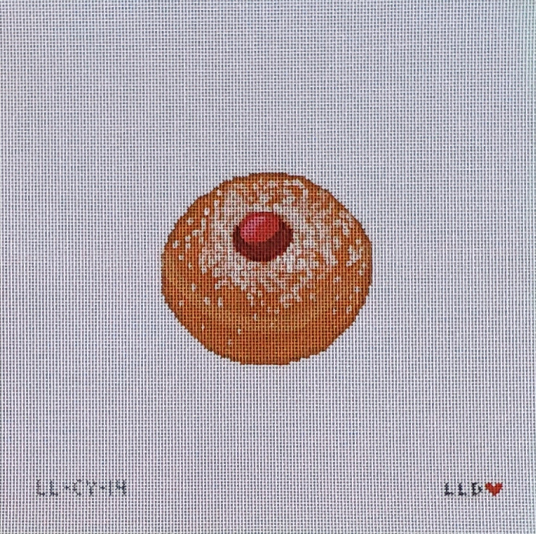 LL-CY-14 SufganiyotLaura Love DesignsCanvasThe Red Thread Atelier