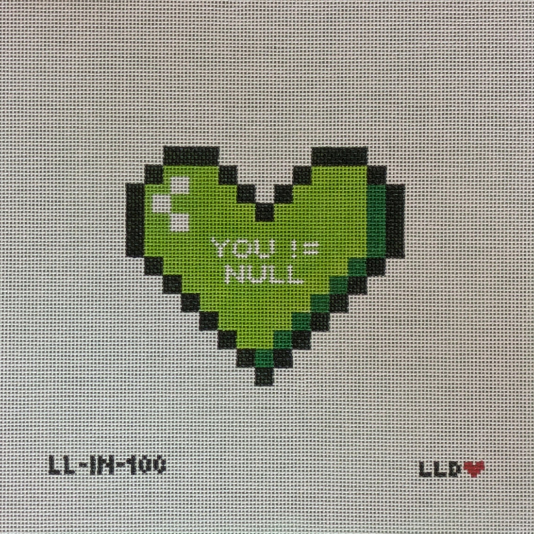 LL-IN-100 UR Not Null HeartLaura Love DesignsCanvasThe Red Thread Atelier