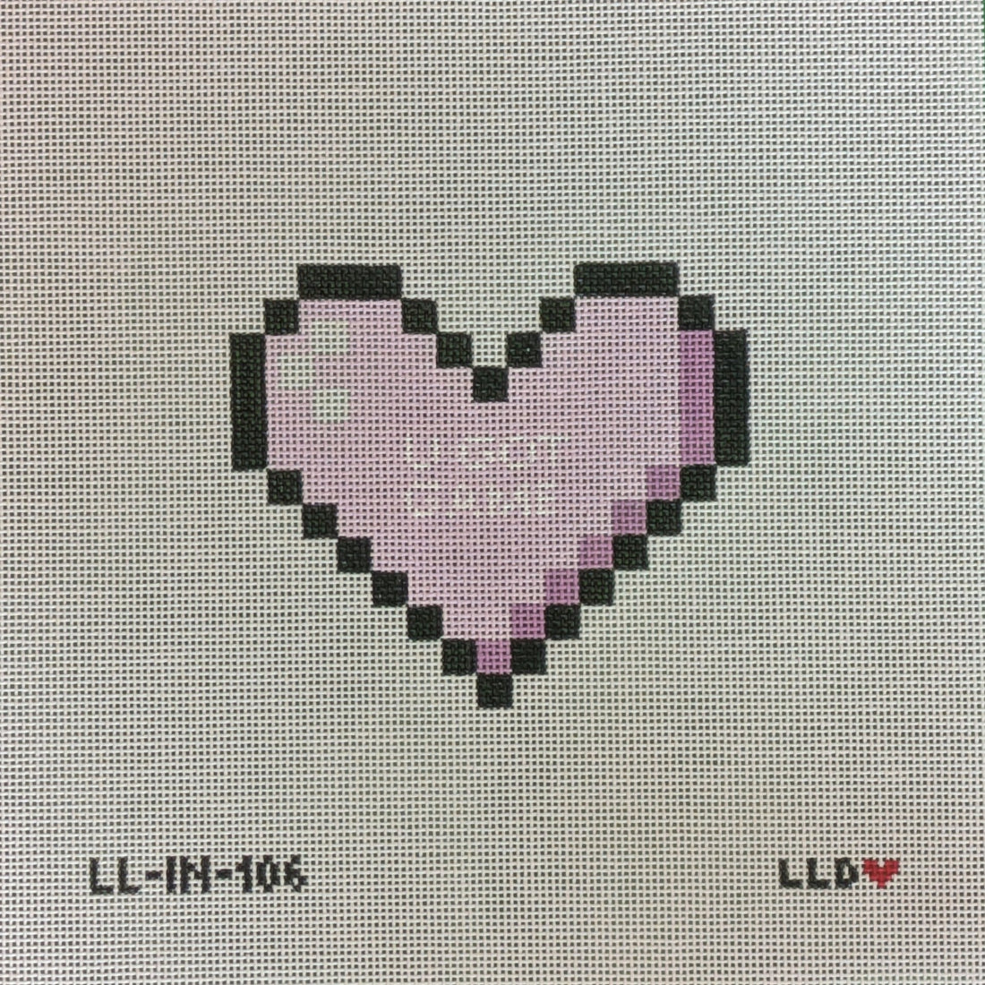 LL-IN- U Got Game HeartLaura Love DesignsCanvasThe Red Thread Atelier