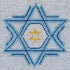 Hanukkah Snowflake needlepoint canvas by Laura Love Designs