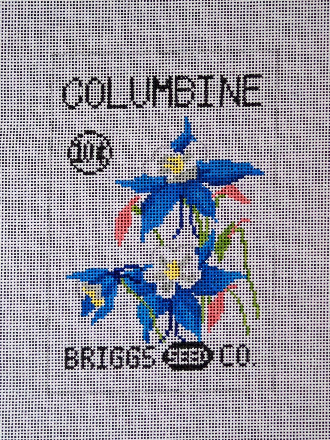 LL-S-05b Columbine Seed Packet 13 ctLaura Love DesignsCanvasThe Red Thread Atelier