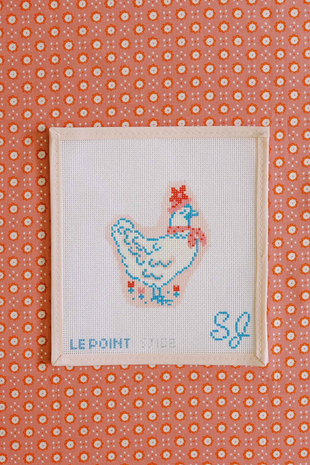 Spring ChickenLe PointCanvasThe Red Thread Atelier