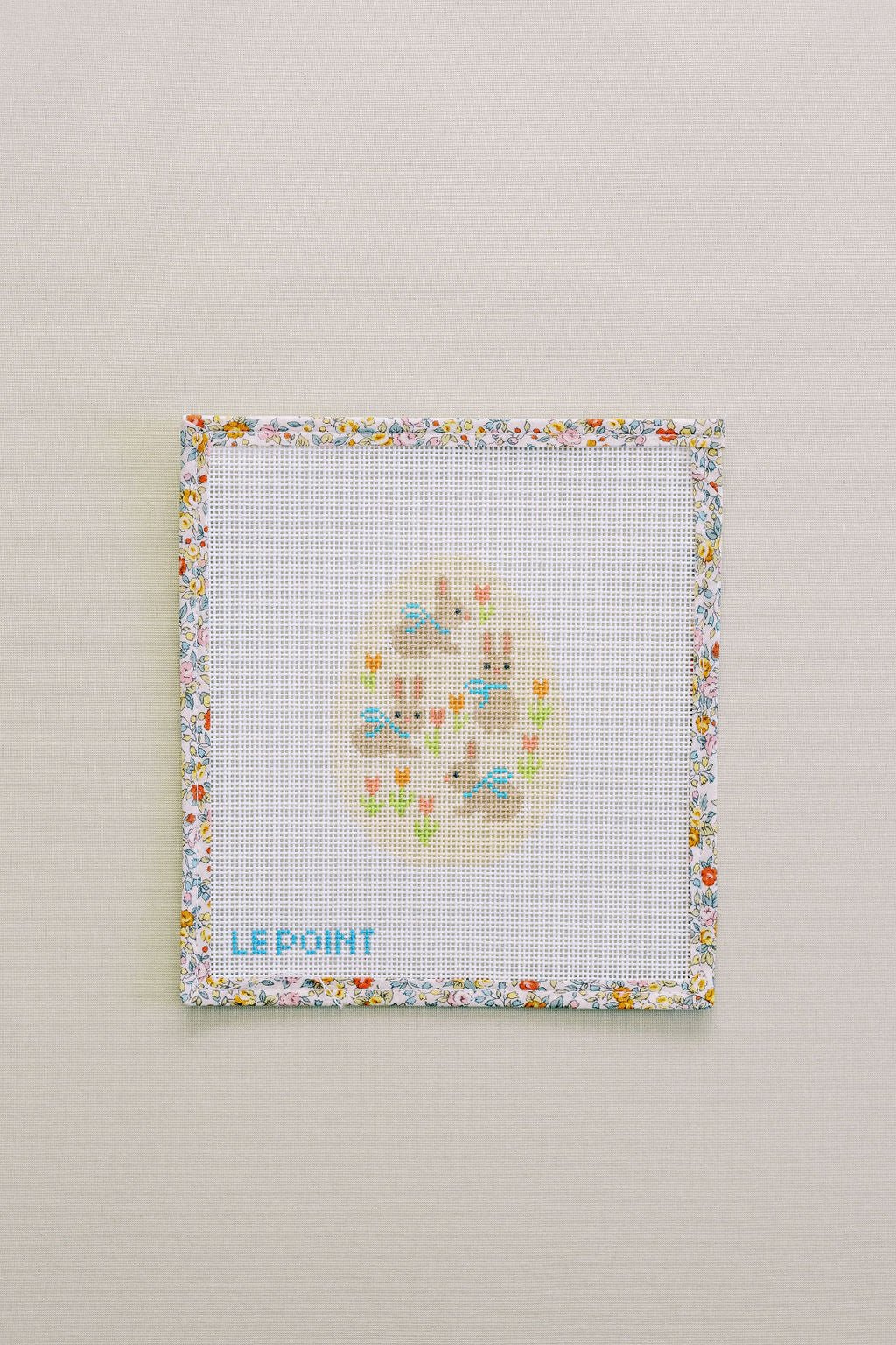 Bunny EggLe PointCanvasThe Red Thread Atelier