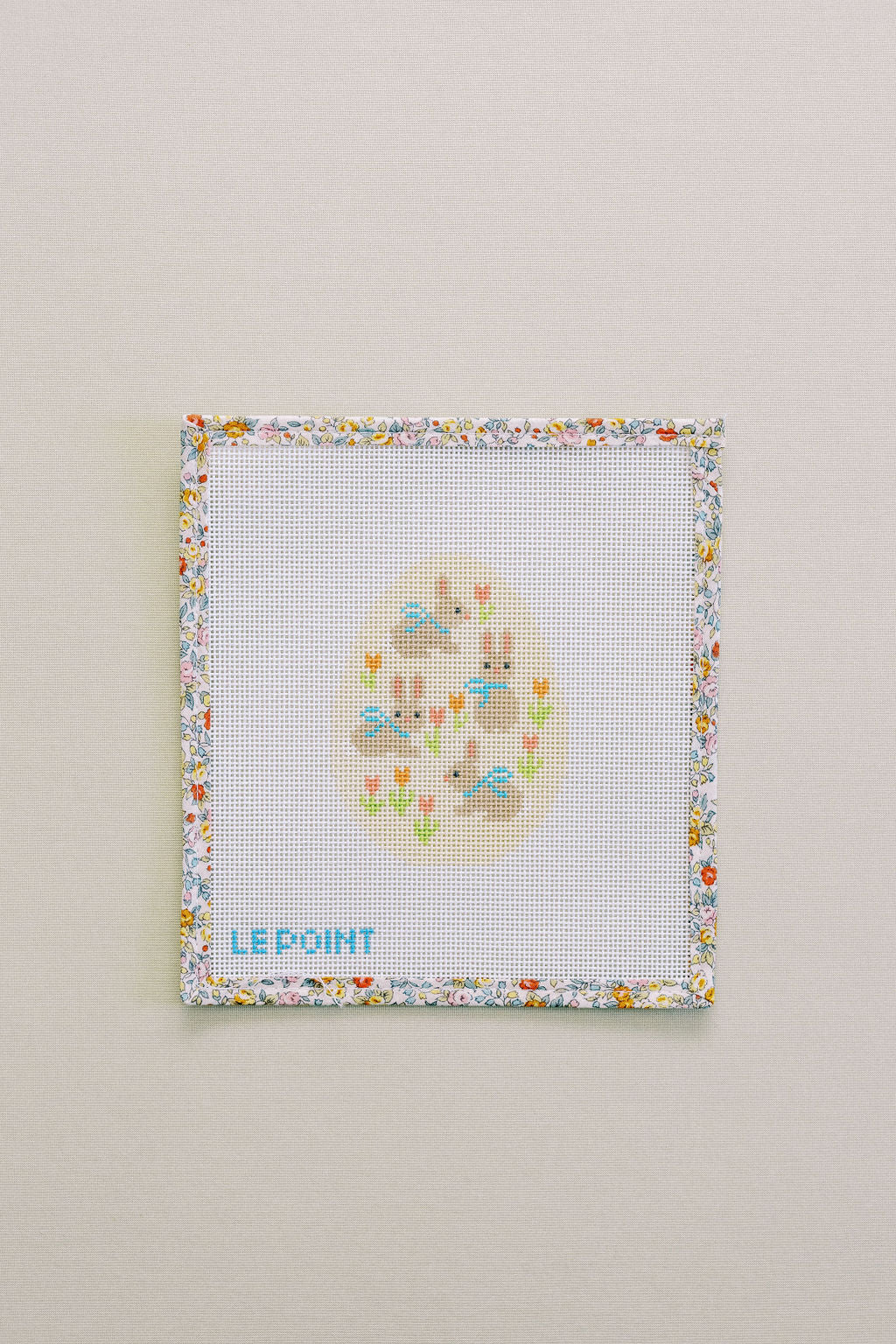 Bunny Egg needlepoint canvas