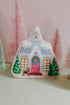 Christmas Village Church needlepoint canvas
