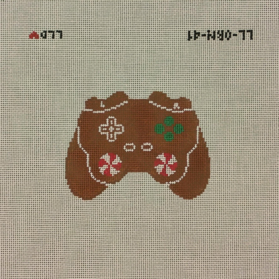LL-ORN-41 Gingerbread ControllerLaura Love DesignsCanvasThe Red Thread Atelier