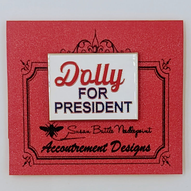 NM04 Dolly for President Needle Minder Magnet