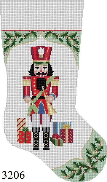 SR3206 Holly, Nutcracker Insert, Stocking