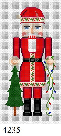 SR4235 Nutcracker, Santa with Tree - 18 mesh