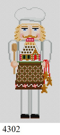 SR4302 Nutcracker, Gingerbread Chef - 18 mesh