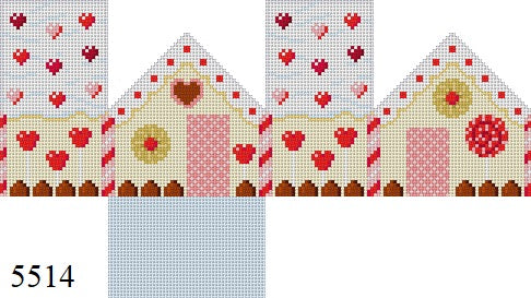 SR5514-18 Valentines House, Mini House - 18 mesh