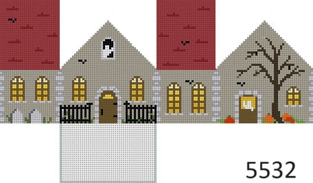 SR5532 Halloween House, Mini House - 18 mesh