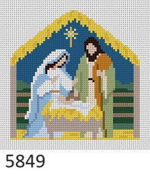 SR5849 Nativity Stable, Ornament