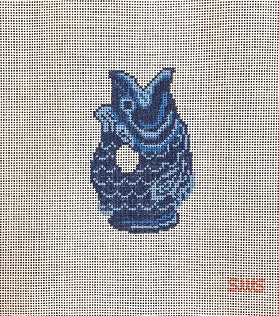 SWS-0002 Blue Fish Pitcher