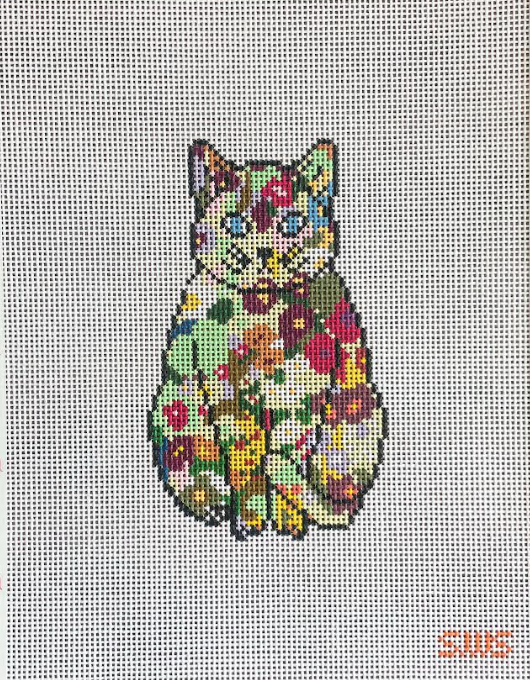 SWS-0035 Floral Cat 13 count