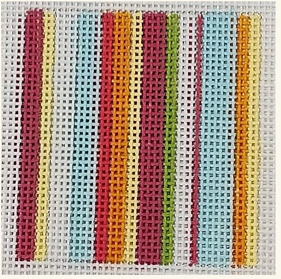 KKINS15 (Happy Stripes Rainbow Sherbert - 18 mesh 2.25 x 2.25)