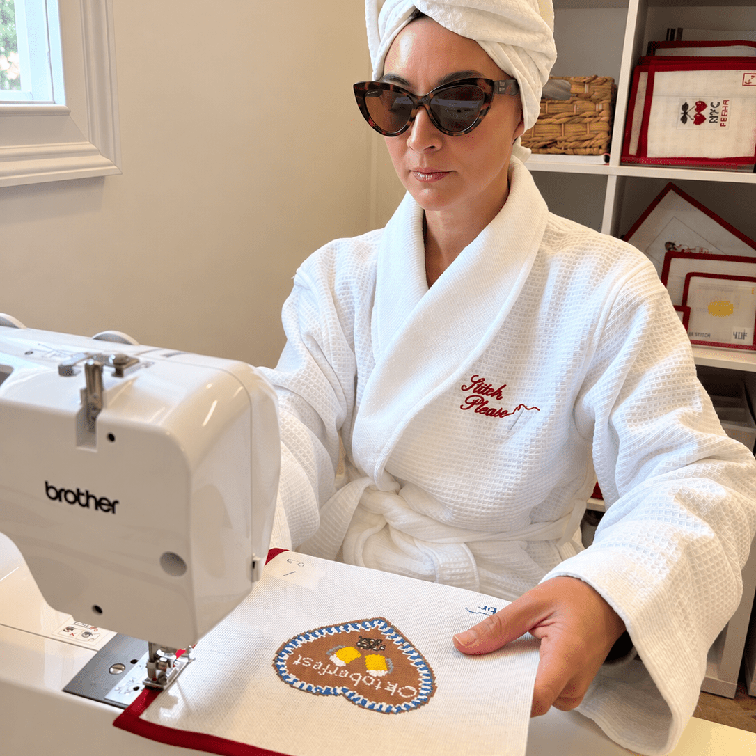 Red Thread x Kassatex - Monogrammed Waffle RobeKassatexHotel RobesThe Red Thread Atelier