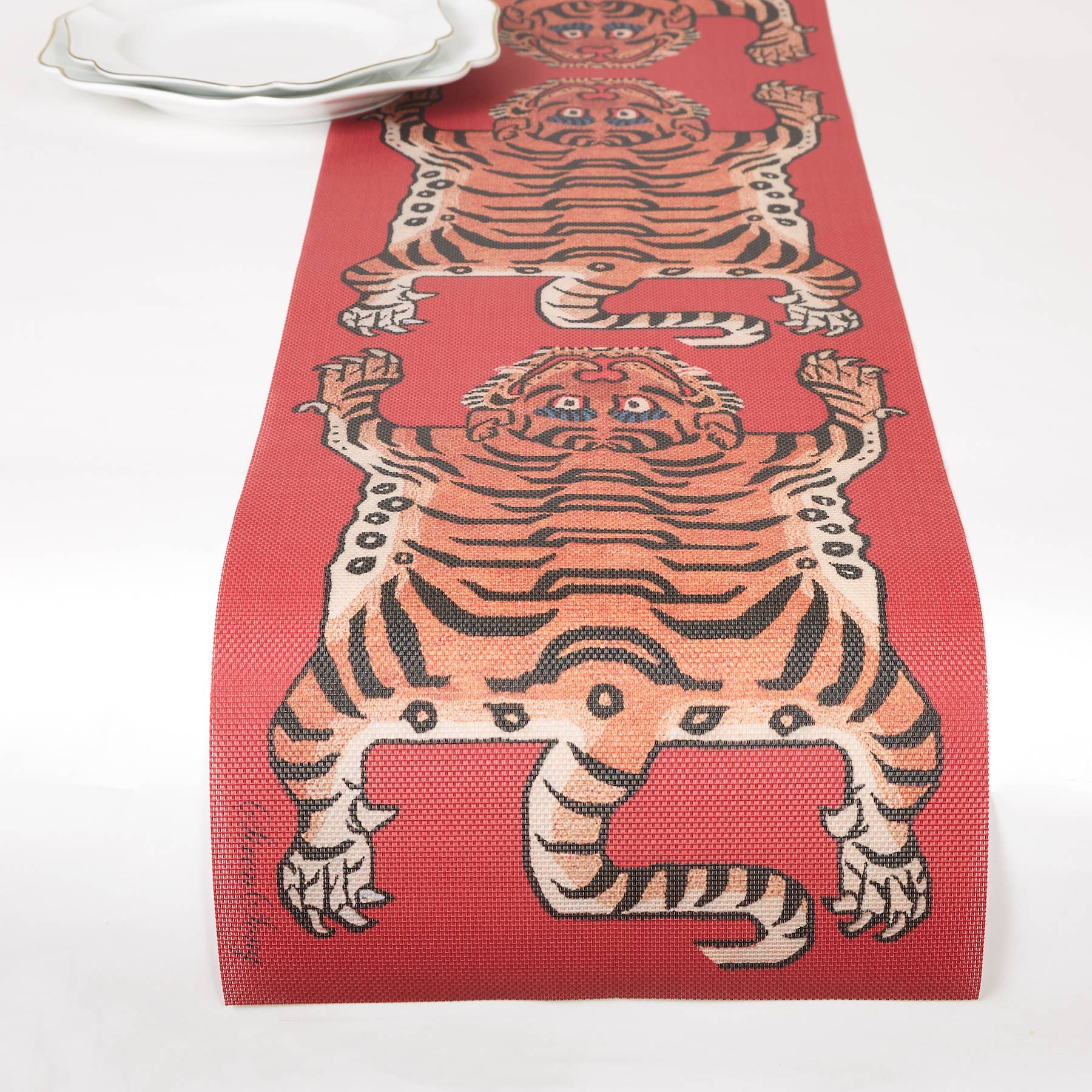 Tiger Vinyl Table Runner